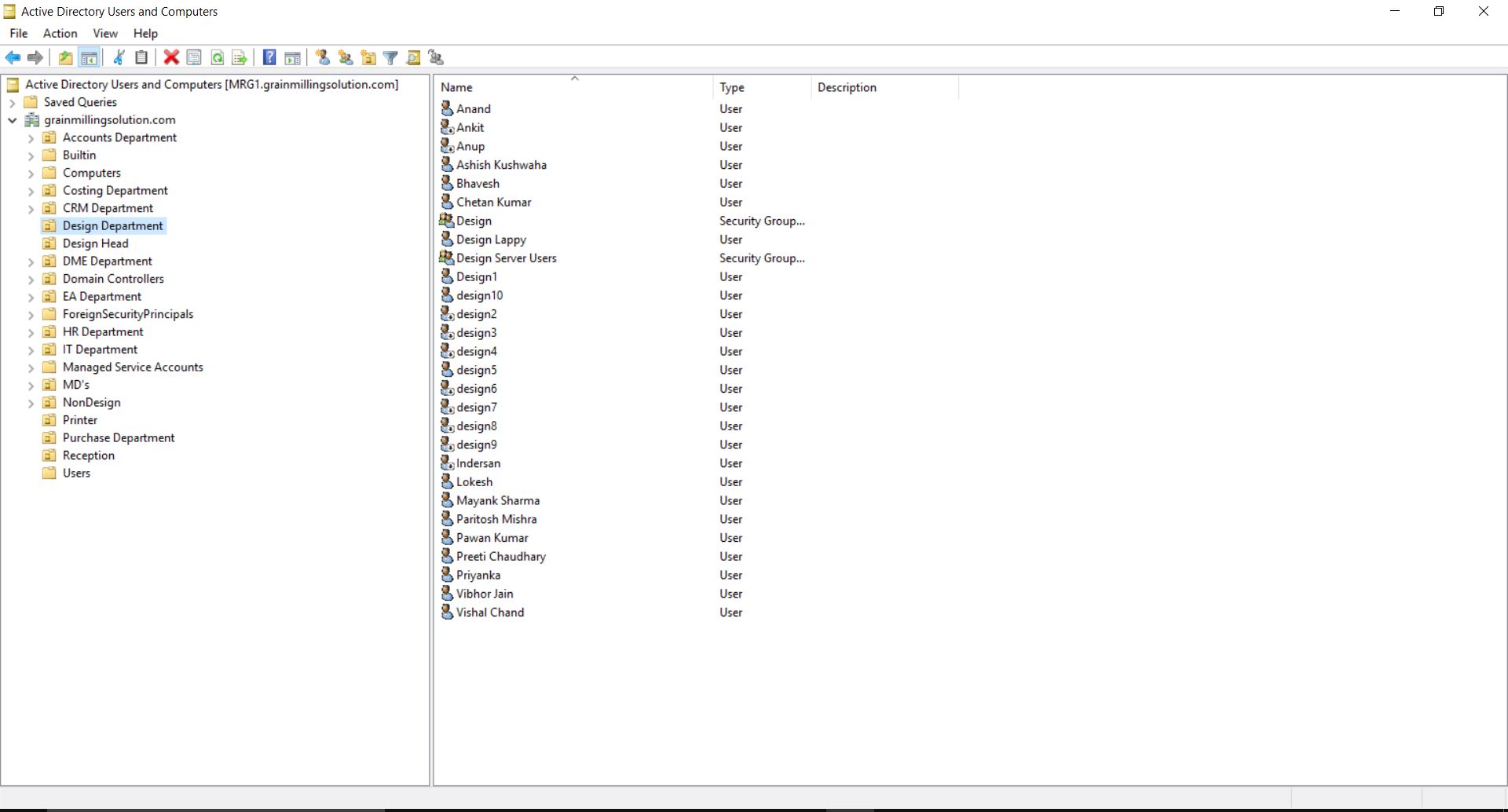 Screenshot of Active Directory Domain Services Configuration