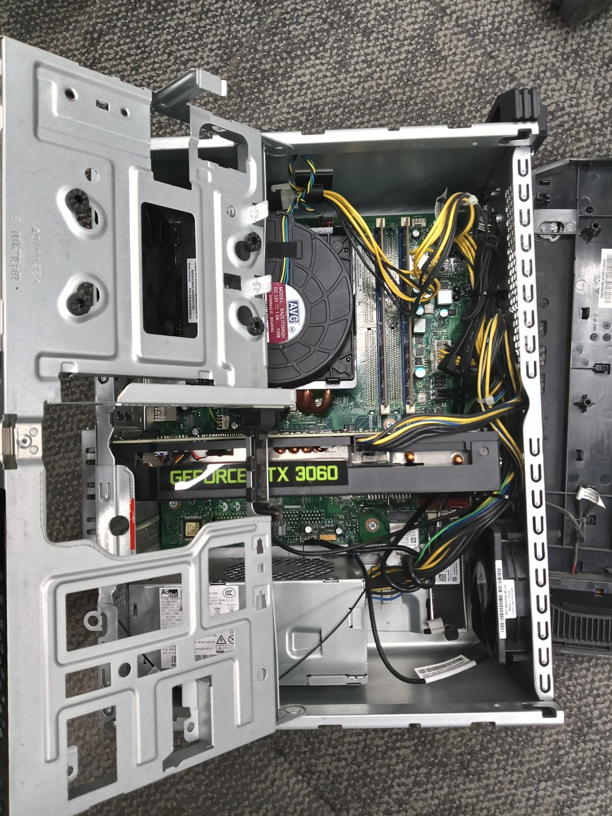 Desktop PC GeForce RTX 3060 Internal View 01