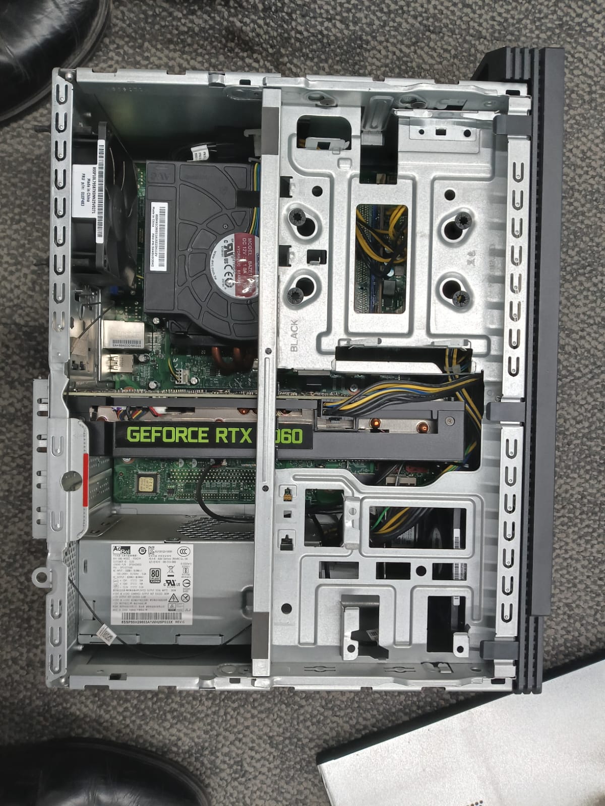 Desktop PC GeForce RTX 3060 Internal View 02