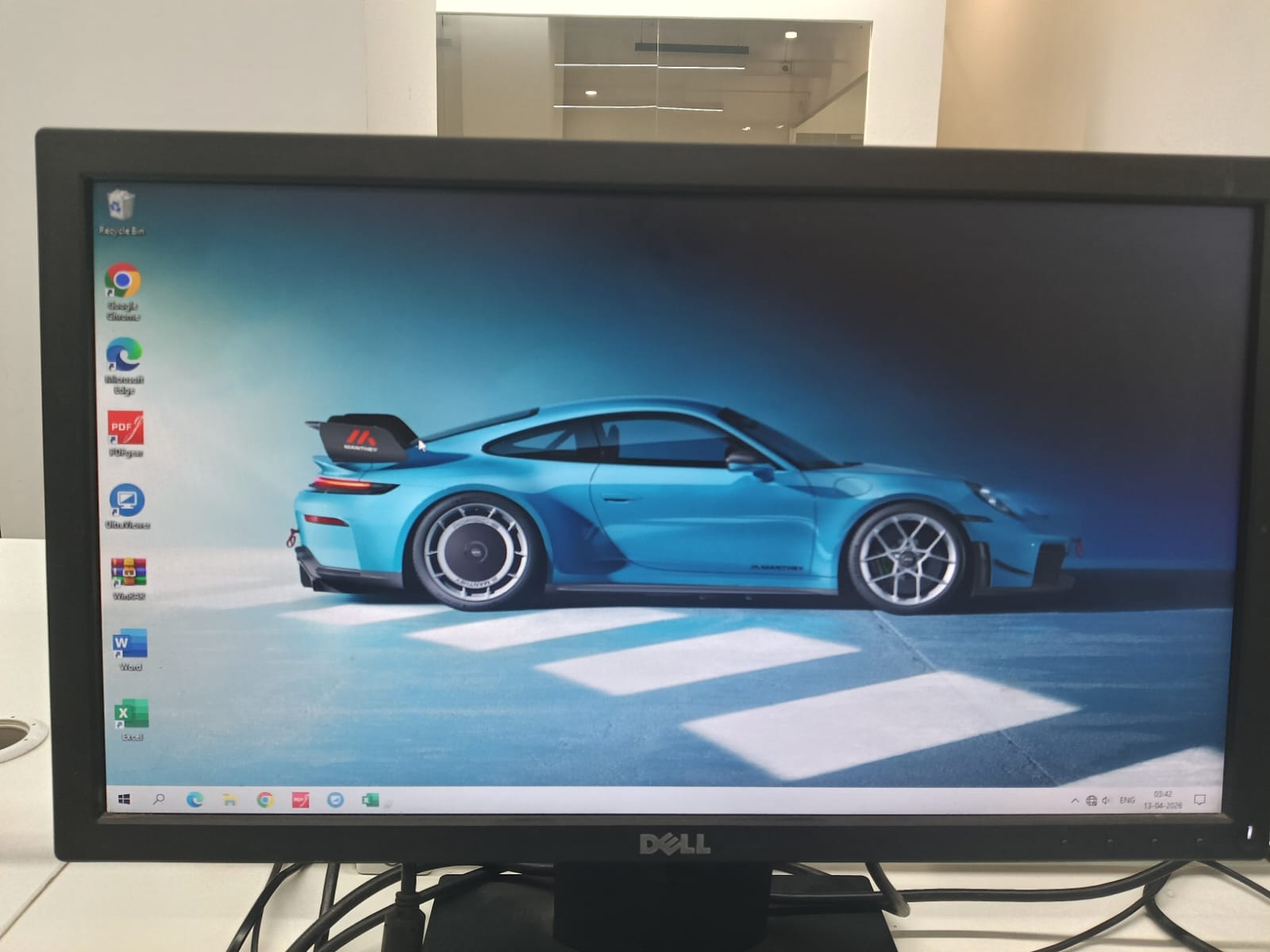 Dell Monitor Windows Desktop Car Wallpaper